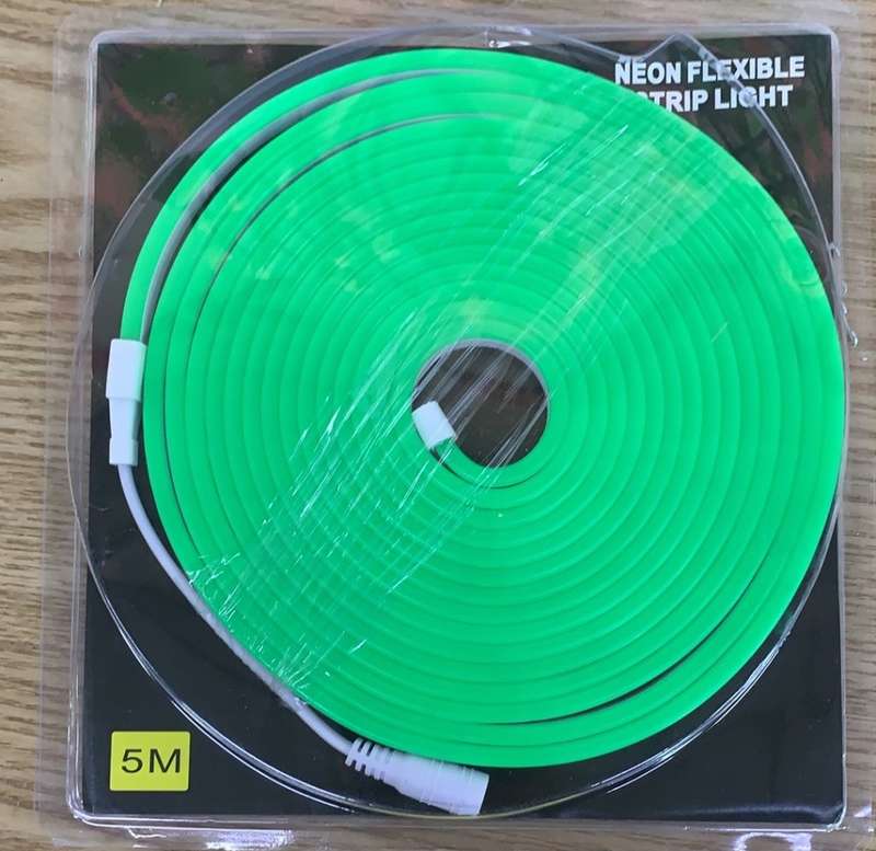 12V  Neon LED Strip Light - MRUL/GREEN