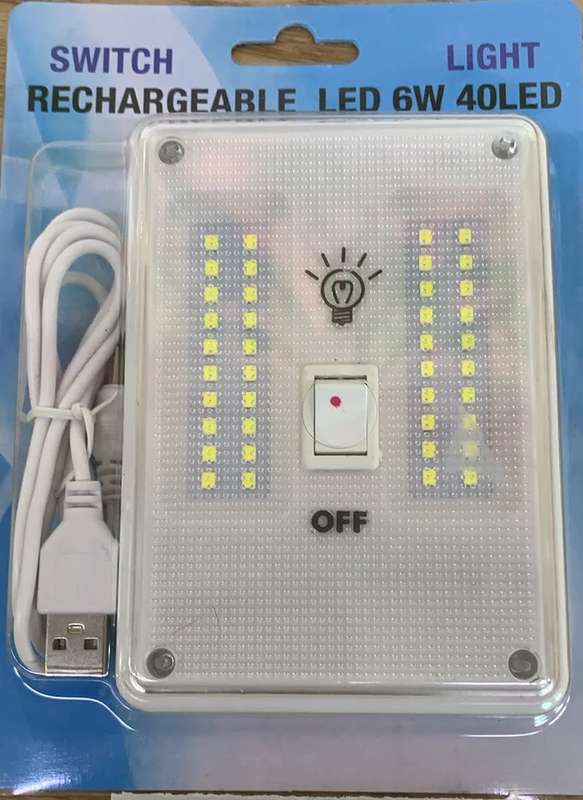 RECHARGEABLE LED 6w 40LED LIGHT