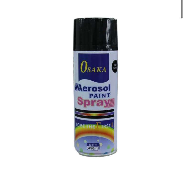2 x Osaka Spray paint 450ml /black