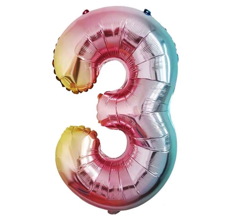 40 Number  Foil Balloon