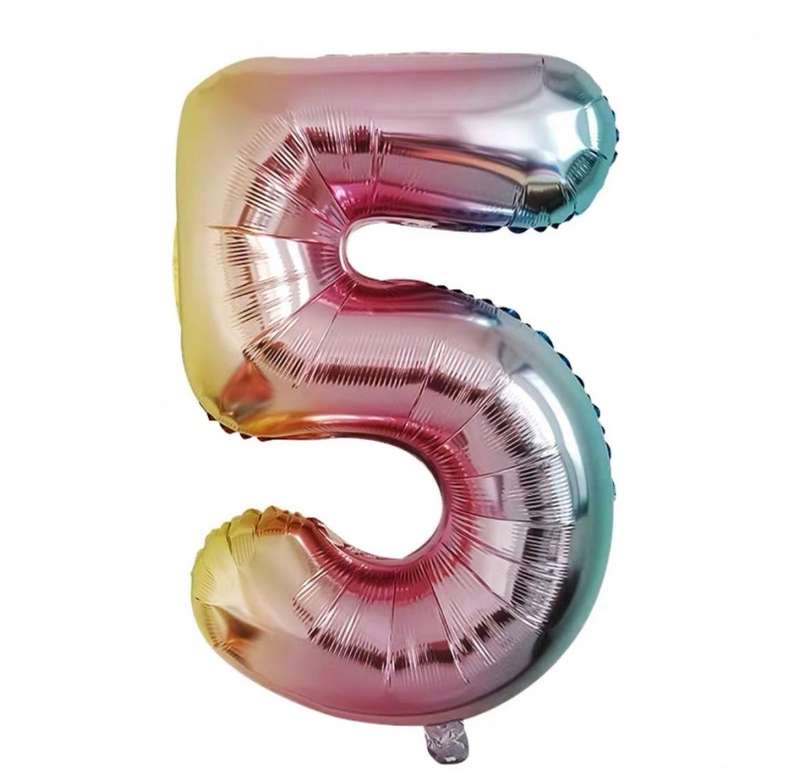40 Number  Foil Balloon