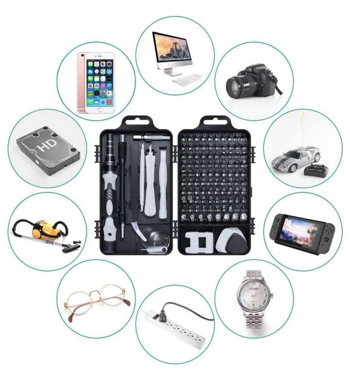 Multipurpose Magnetic Precision Screwdriver Bits & Mini Tool Kit