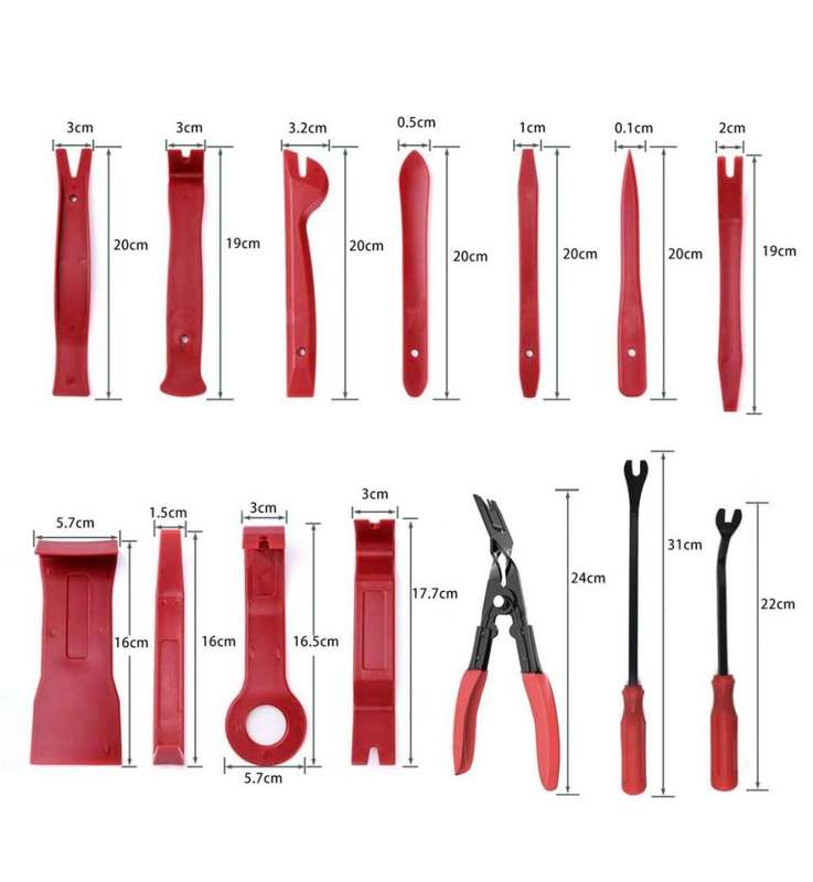Auto Car Trim Removal Tool Kit - for Car Interior/Exterior Pane