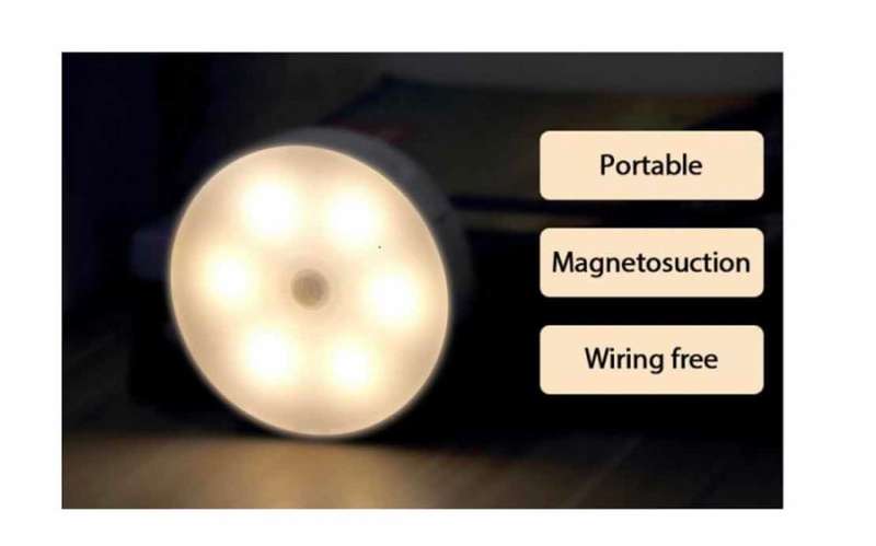 Intelligent Motion Sensor LED Rechargeable Night Light