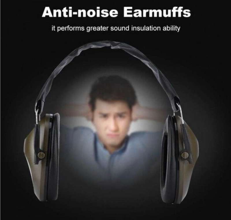 Tac Force Earmuffs with NRR 21dB Noise Cancelling Safety Shooting Range