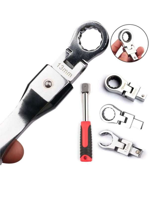 20 Pieces Changeable Flex Ratchet Wrench Set