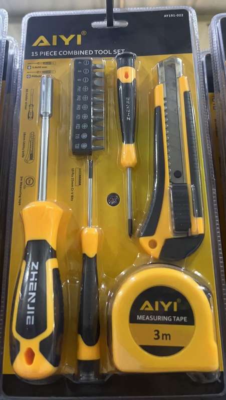15 pcs combined tool set