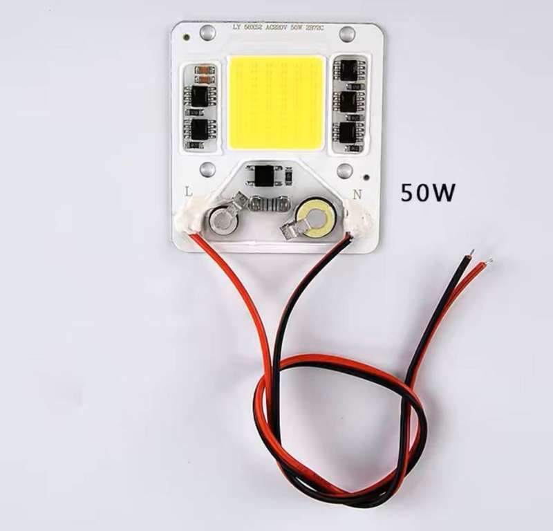50 Watt Replacement LED Floodlight COB Chip | Flood Light Repair | Cool White 6000K
