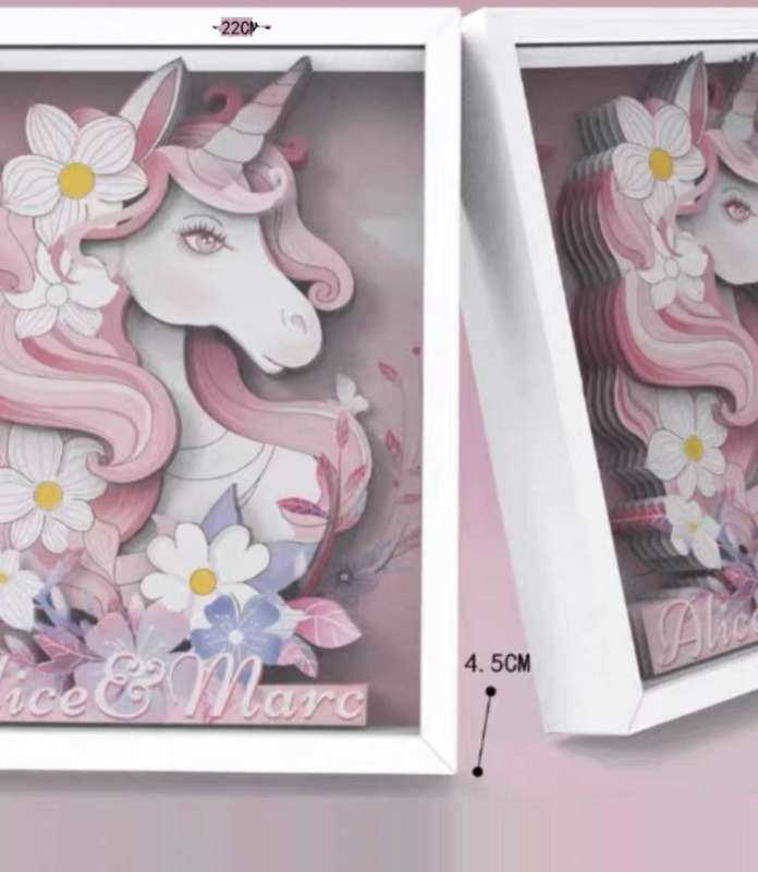 DIY Unicorn  Arts Crafts Kit & Frame