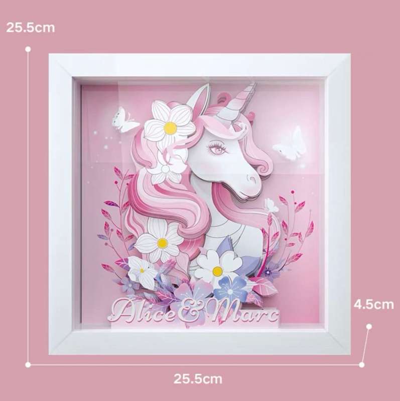 DIY Unicorn  Arts Crafts Kit & Frame