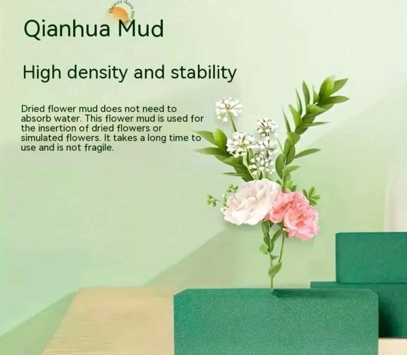 1pc Flower Mud Flower Packaging Dried Flower Mud Bouquet  Package Flower Base Absorb