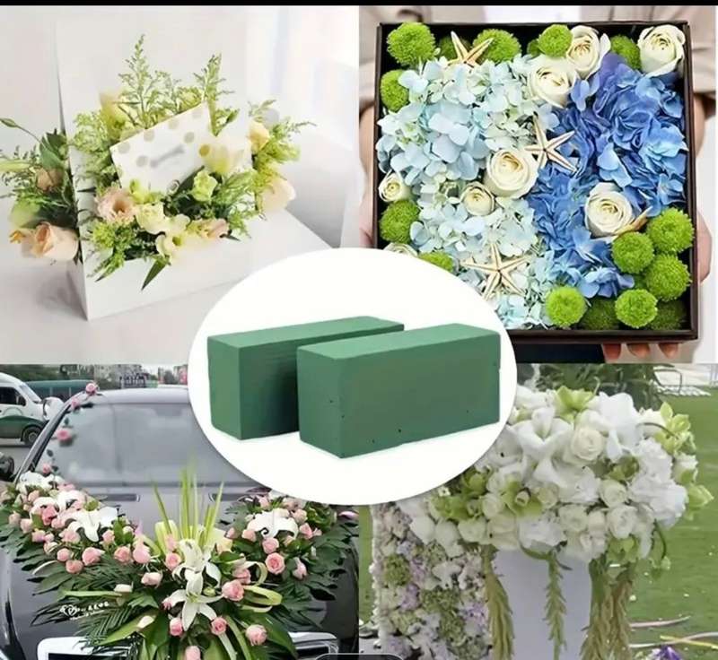 1pc Flower Mud Flower Packaging Dried Flower Mud Bouquet  Package Flower Base Absorb