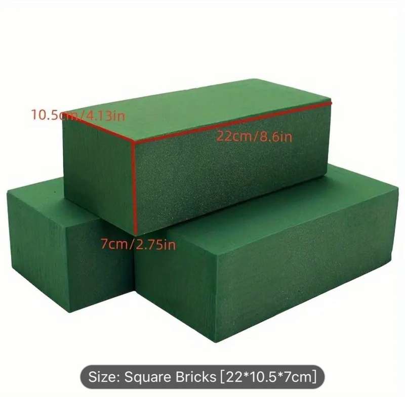 1pc Flower Mud Flower Packaging Dried Flower Mud Bouquet  Package Flower Base Absorb