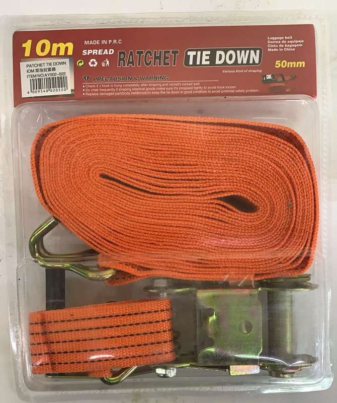 10m Ratchet tie down