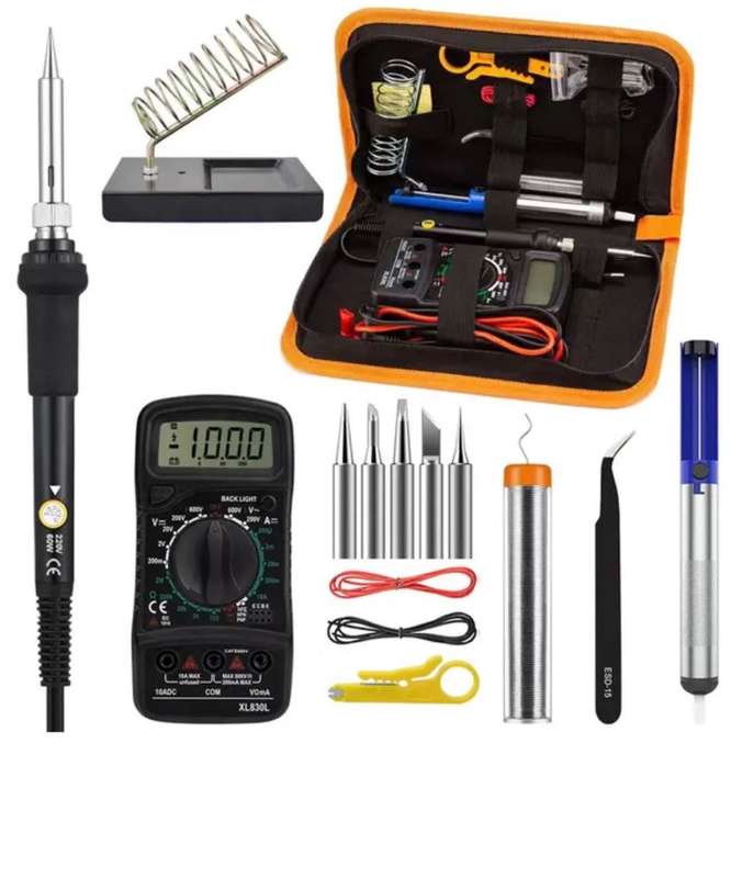 multimeter soldering iron kit repair tool