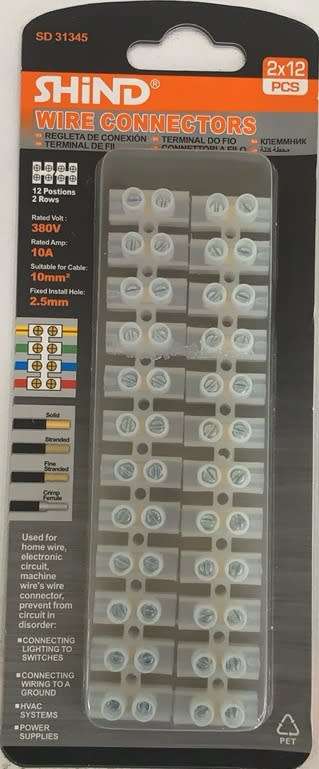 10A WIRE CONNECTORS