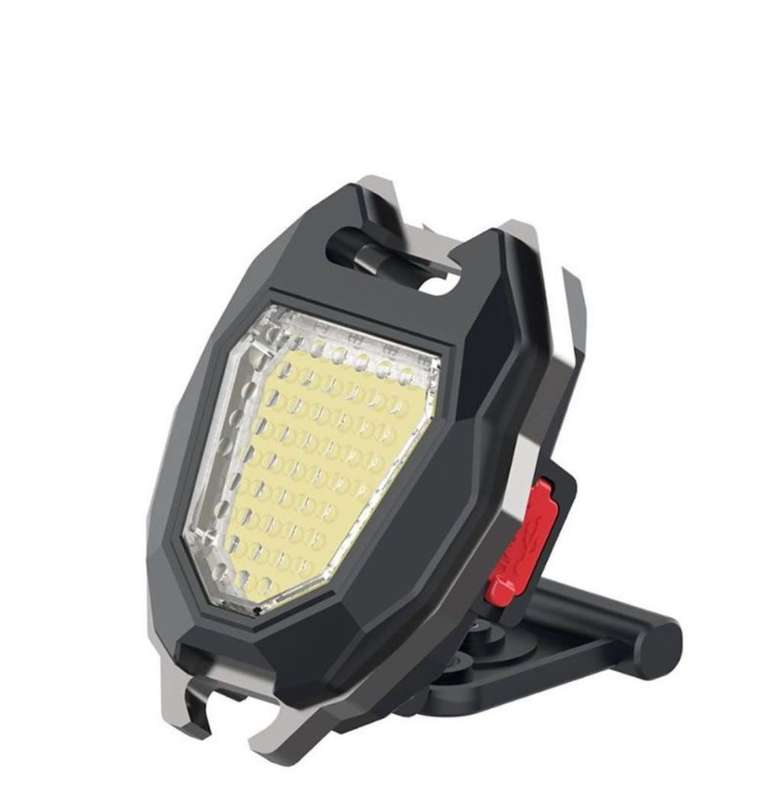Mini COB LED Flashlight Rechargeable Key Chain Torch with cigarette lighting