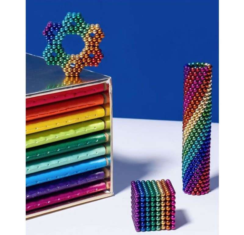Rainbow Magnetic Balls