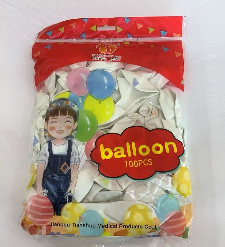 100pcs balloon /white