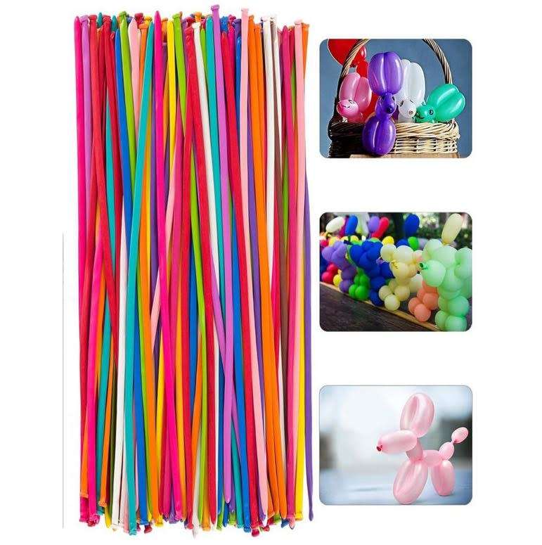 100 Pieces Latex Twisting Balloons