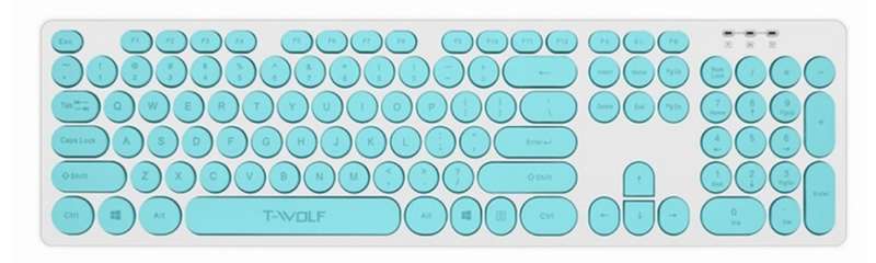 T.Wolf Wireless Keyboard and Mouse Set