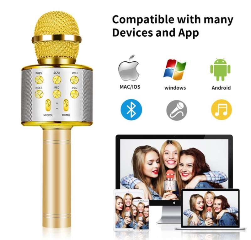 Karaoke Bluetooth Microphone