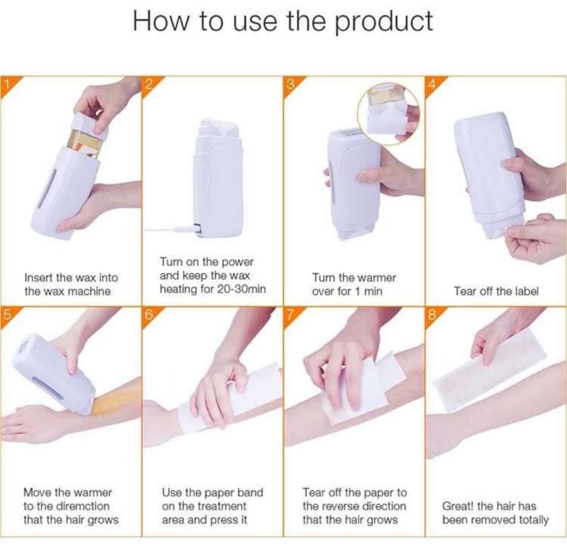 Double Depilatory Roll on Wax Warmer