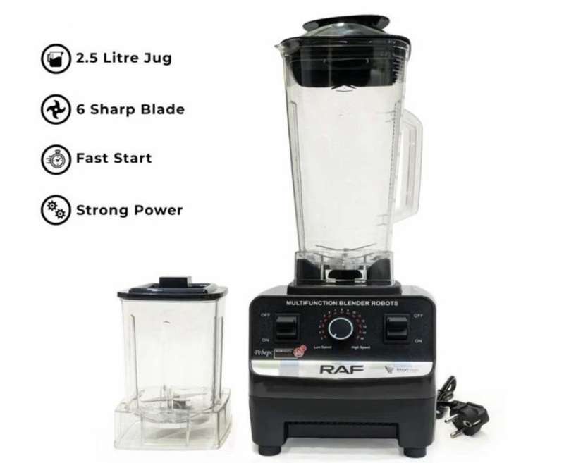 RAF 2 in 1 Jug Blender With Spice Coffee Grinder