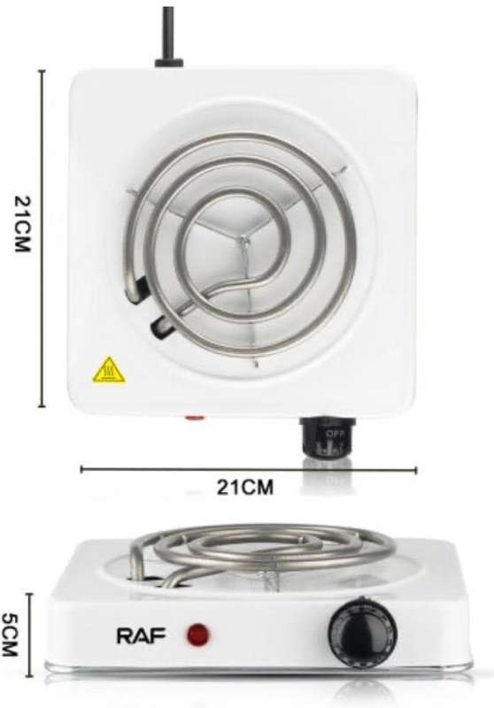 RAF Single Electric Plate Stove 8010B