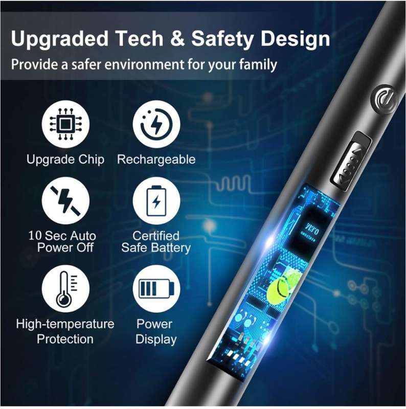 USB ARC Rechargeable BBQ Lighter