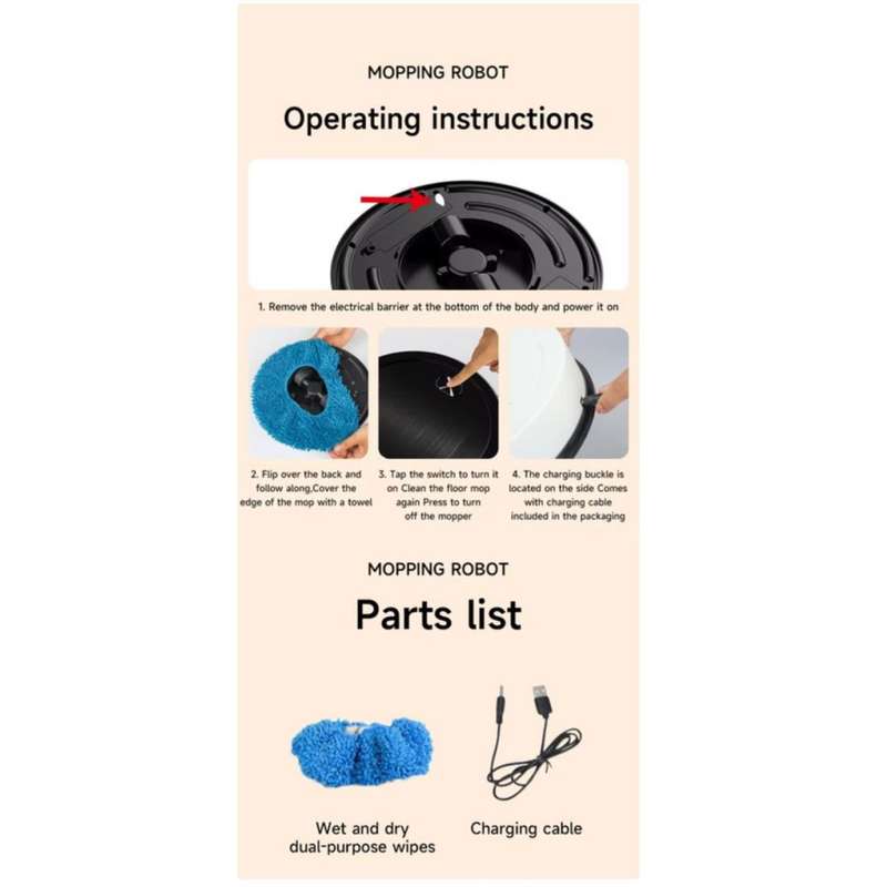 Intelligent Mopping Robot Sweep