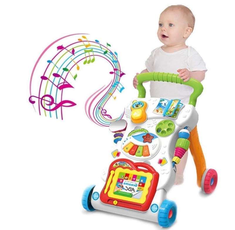 Multifunctional Baby Toddler Musical Walker