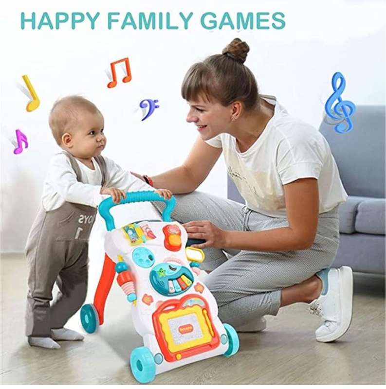 Multifunctional Baby Toddler Musical Walker