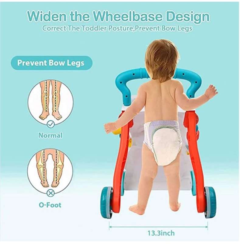 Multifunctional Baby Toddler Musical Walker