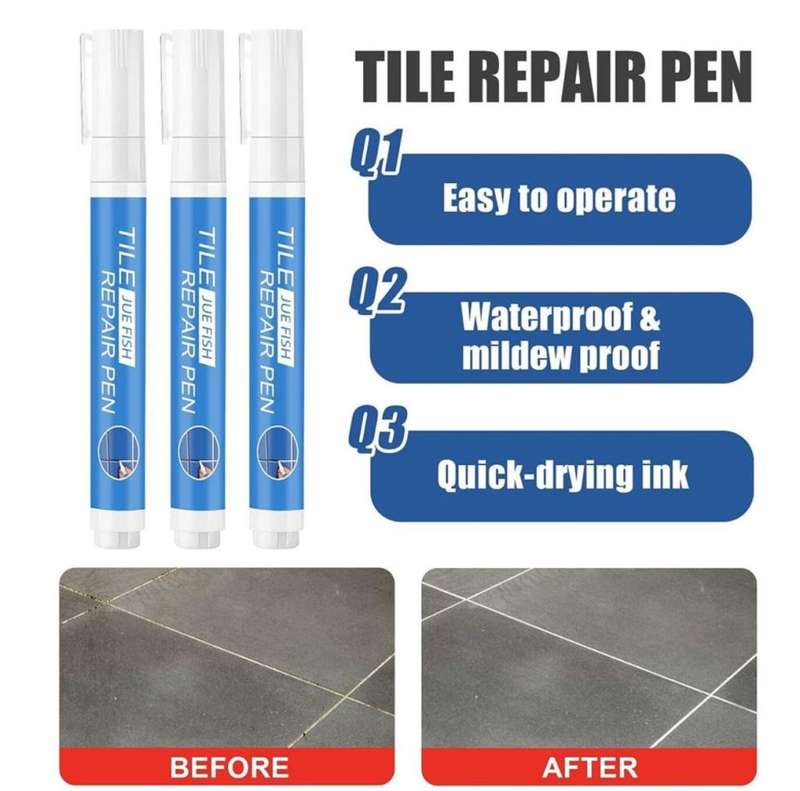Tile Grout Repair Pen-3Pack
