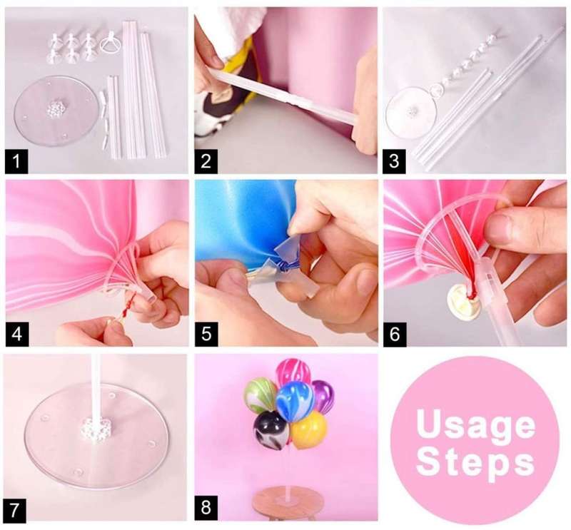 Decor Party Balloon Table Stand Holder with Base.1.6m