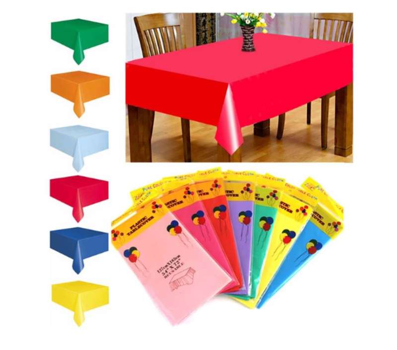 Plastic Disposable Table Cloth 137cm x 274cm