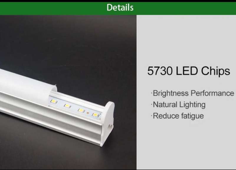 T5 10W Intergrated LED Fluorescent Tube Light 0.6M White