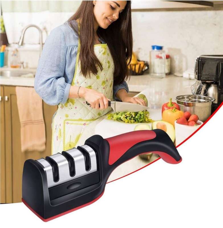 3 Stage Professional Sharpener Stainless Steel