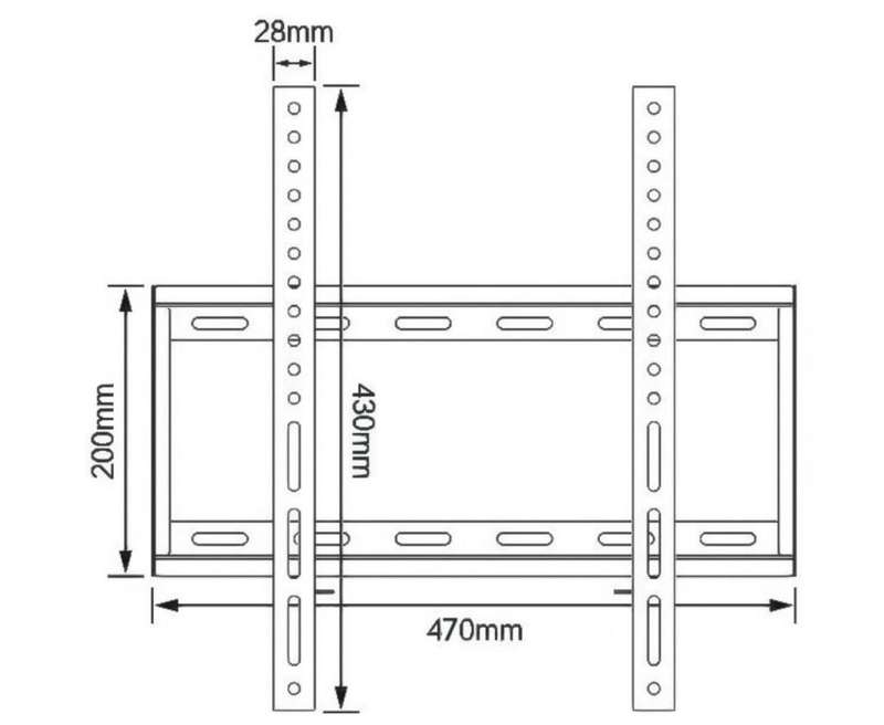 Flat Panel Tv Wall Mount Bracket26-63 Inch
