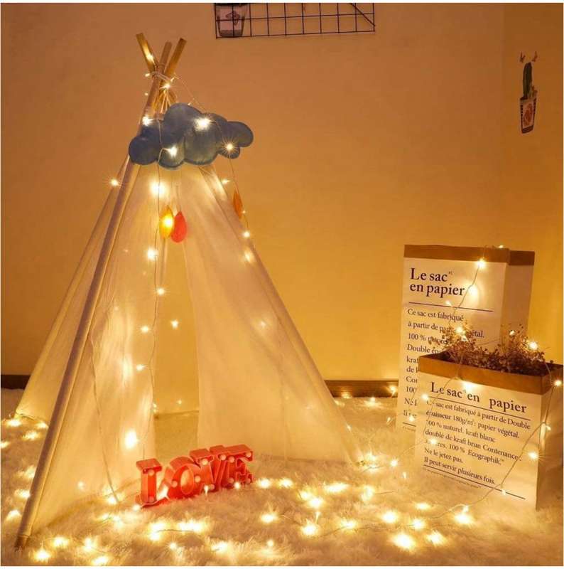 20M LED Fairy Light Christmas Light Extendables-Warm White