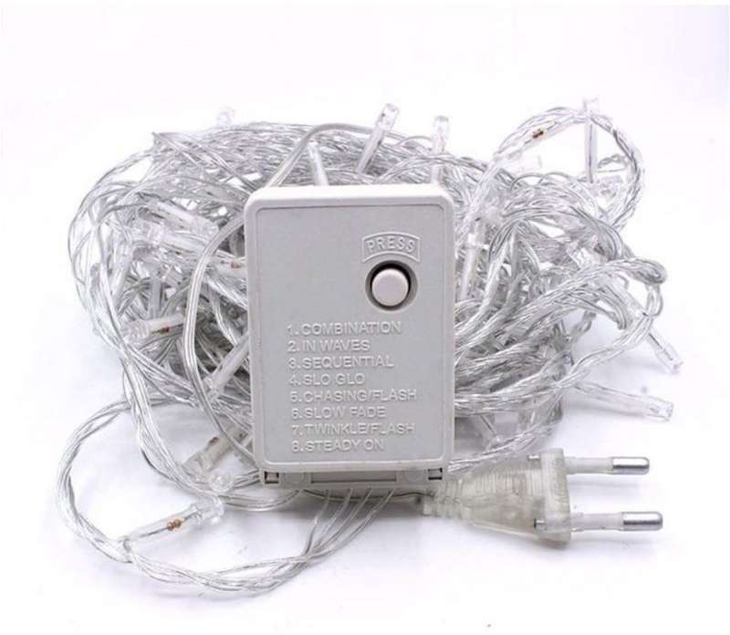10M LED Fairy Light Christmas Light Extendables-White