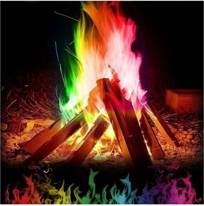 Magical Vibrant Colourful Flame Set 30g