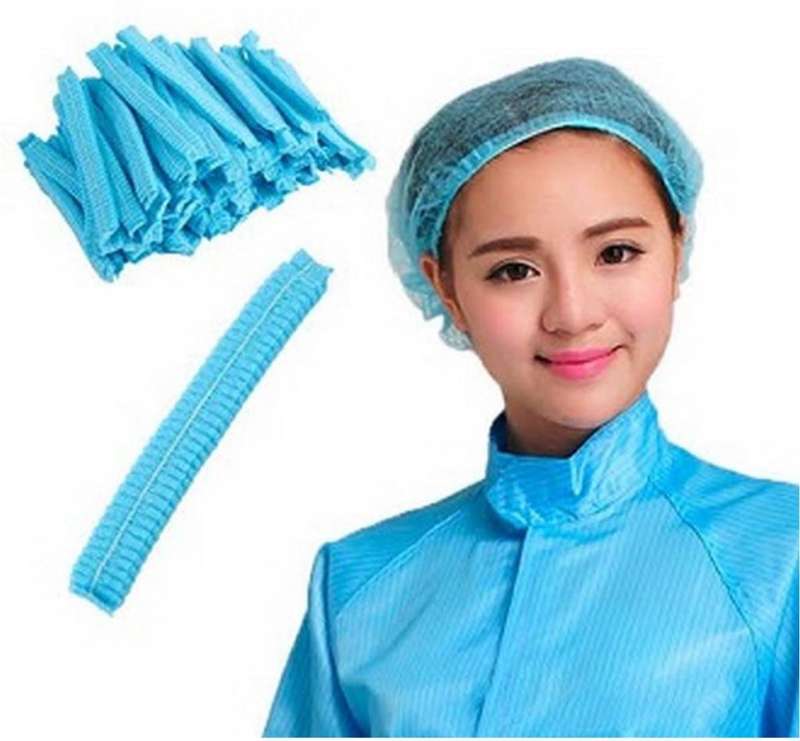 Disposable Hygiene Protective Hair Net Mop Cap 100Pieces