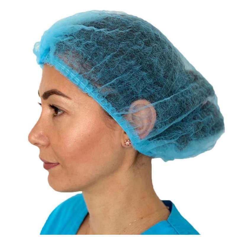 Disposable Hygiene Protective Hair Net Mop Cap 100Pieces