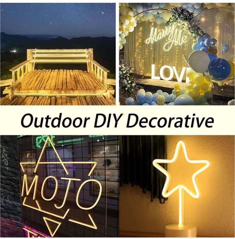 5M LED Neon Light Strip Waterproof Cuttable Flexible