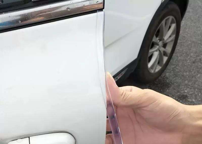 DIY Door Dent Protector Strip 5.2M Black and Clear