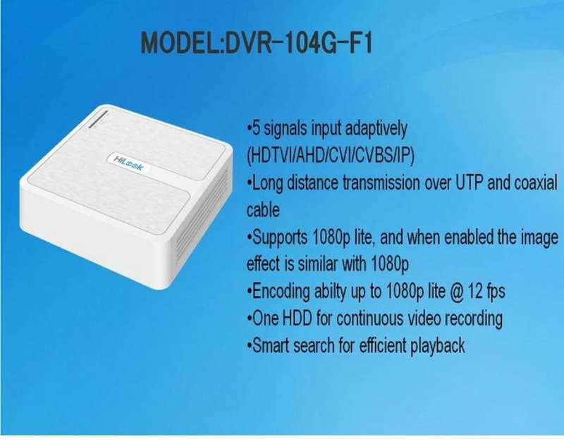 HiLook 4 Channel 1080p H.264 DVR