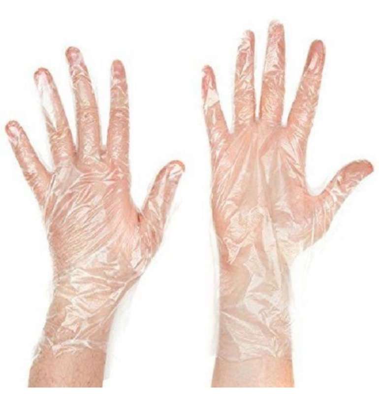 Disposable Plastic Gloves Pack of 100 Pieces
