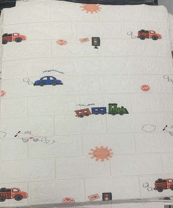 3D Wall Sticker Self Adhesive Waterproof Foam Wallpaper 70x74cm